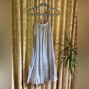 See by Chloe pinstripe linen dress NWOT  42/6 Verona Italy